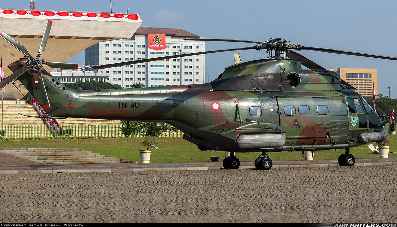 Indonesia - Air Force Aerospatiale SA-330L Puma HT-3315 at Off-Airport - Jakarta, Indonesia