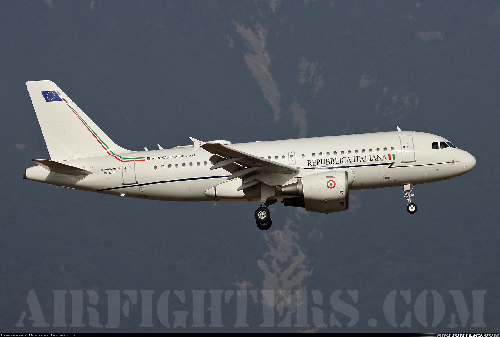 Italy - Air Force Airbus A319-115 CJ MM62243 at Aviano (- Pagliano e Gori) (AVB / LIPA), Italy