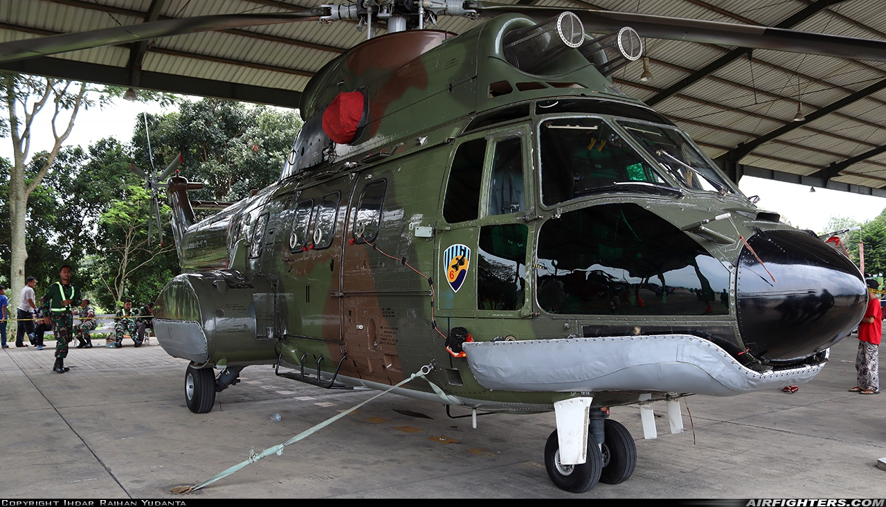 Indonesia - Air Force Aerospatiale AS-332C1 Super Puma H-3211 at Bogor - Atang Sanjaya AFB (WIHJ), Indonesia