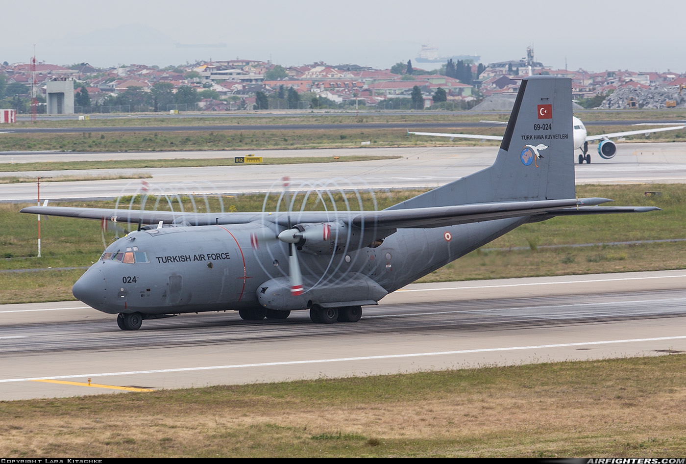 Türkiye - Air Force Transport Allianz C-160D 69-024 at Istanbul - Ataturk (Yesilkoy) (IST / LTBA), Türkiye