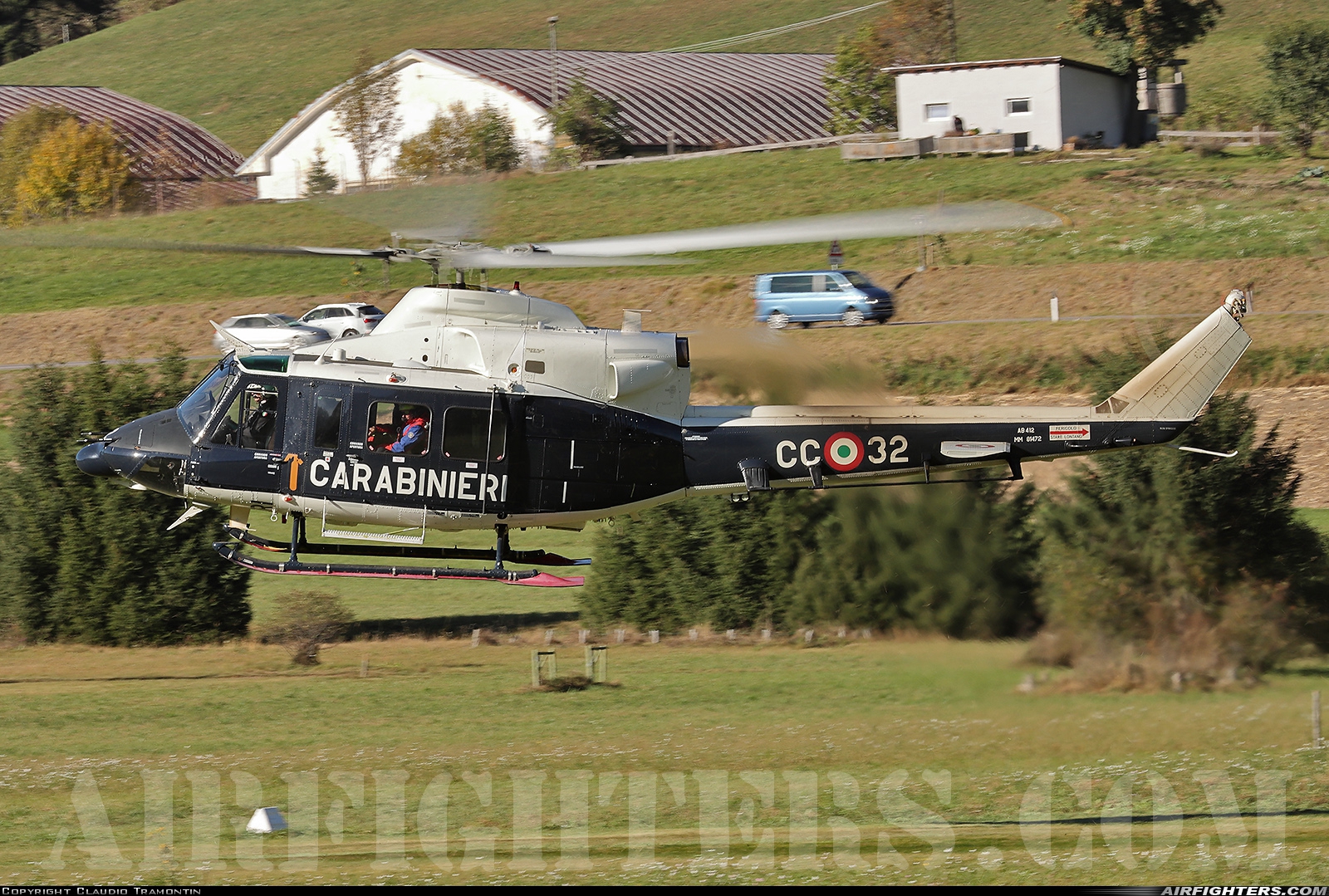Italy - Carabinieri Agusta-Bell AB-412HP Grifone MM81472 at Dobbiaco (LIVD), Italy