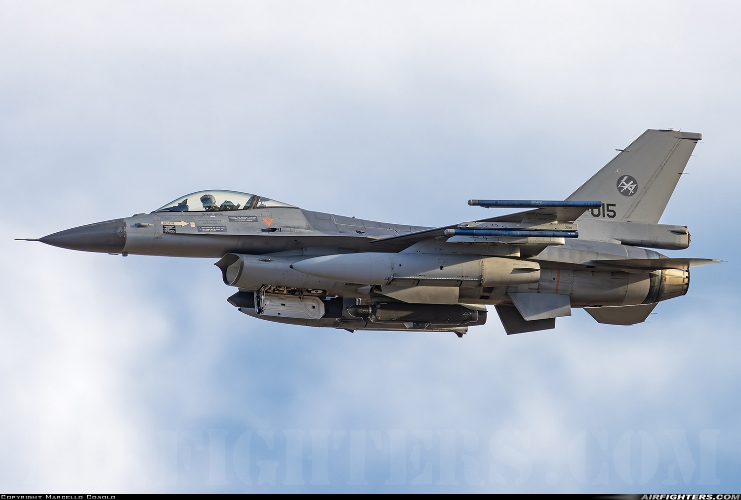 Netherlands - Air Force General Dynamics F-16AM Fighting Falcon J-015 at Aviano (- Pagliano e Gori) (AVB / LIPA), Italy