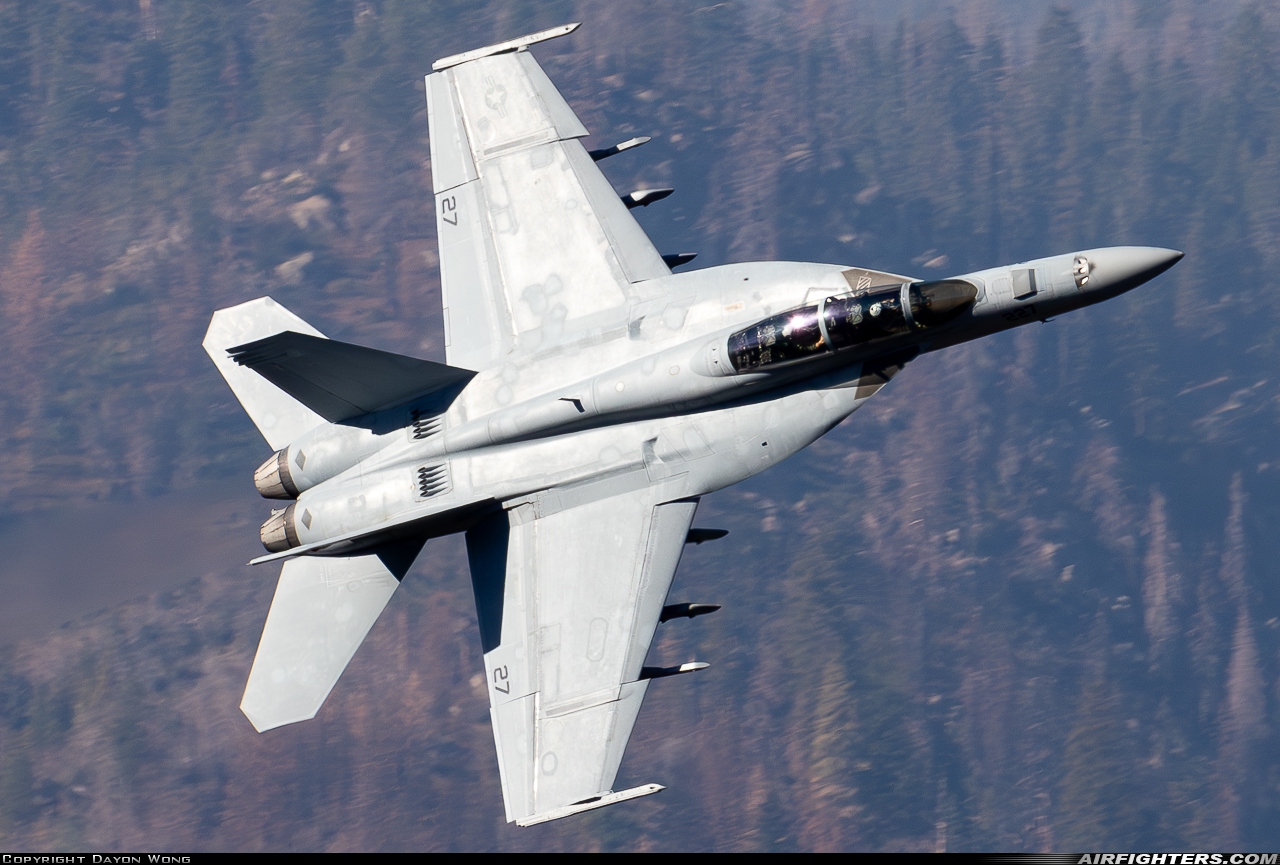 USA - Navy Boeing F/A-18F Super Hornet 168370 at Off-Airport - Kern River Valley, USA