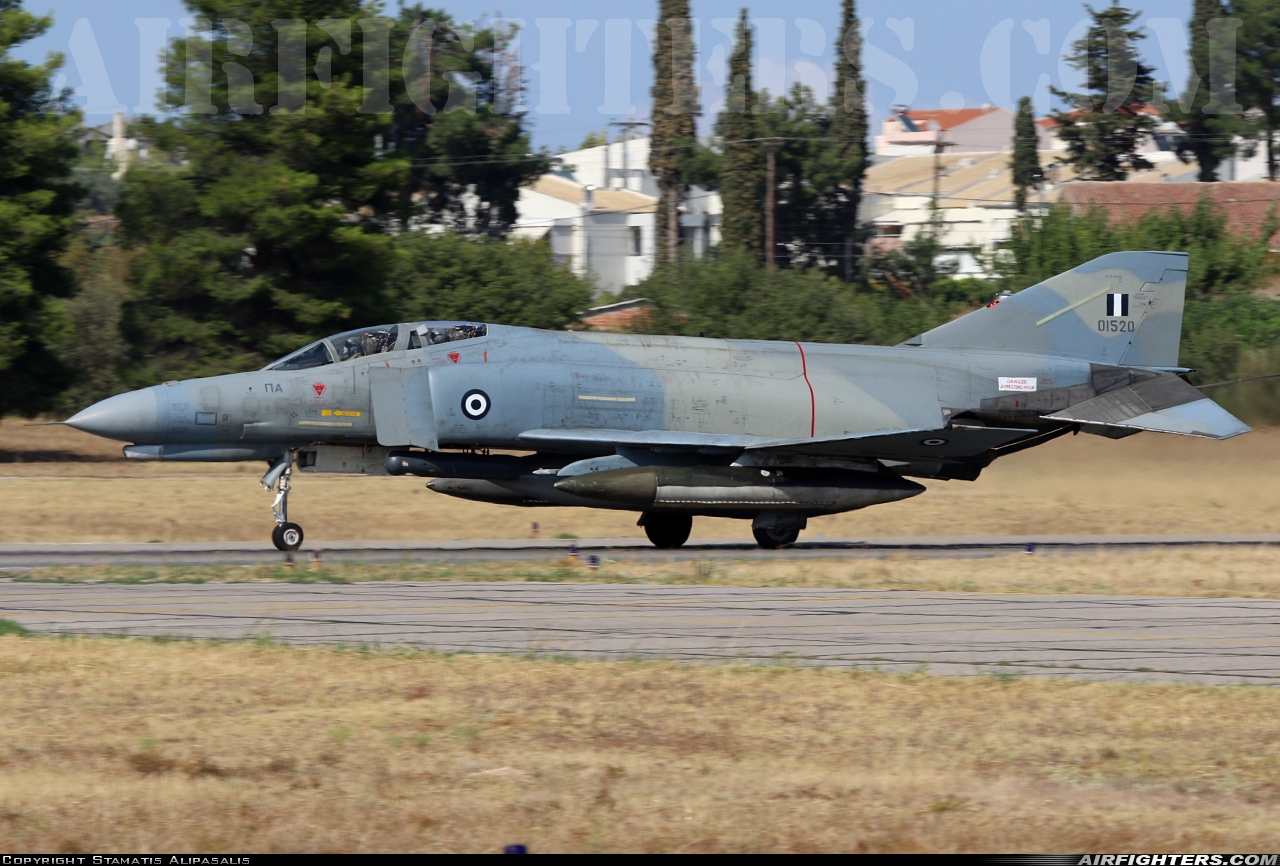 Greece - Air Force McDonnell Douglas F-4E AUP Phantom II 01520 at Tanagra (LGTG), Greece