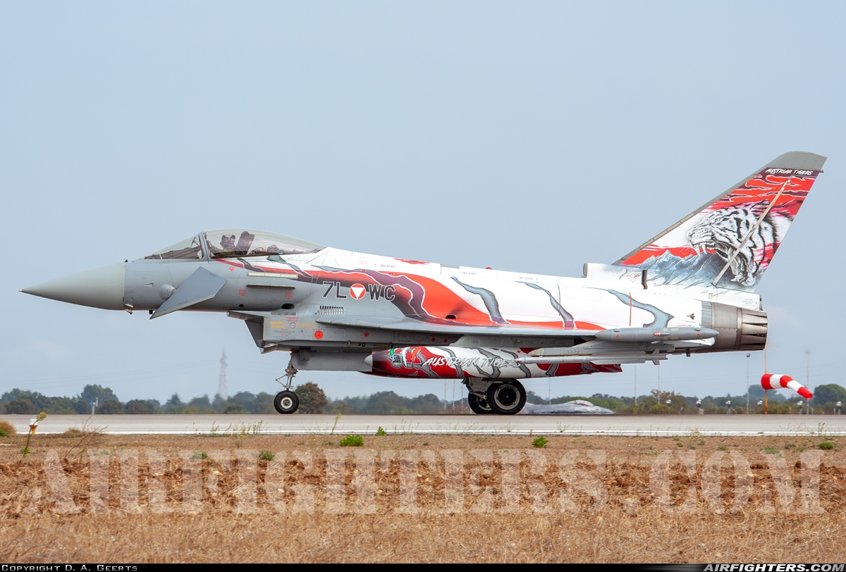 Austria - Air Force Eurofighter EF-2000 Typhoon S 7L-WC at Gioia del Colle-Bari (LIBV), Italy