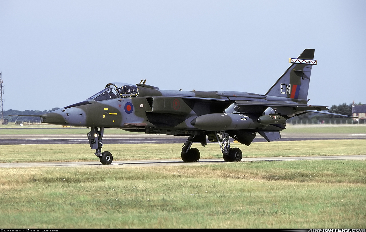 UK - Air Force Sepecat Jaguar GR3A XZ396 at Honington (BEQ / EGXH), UK