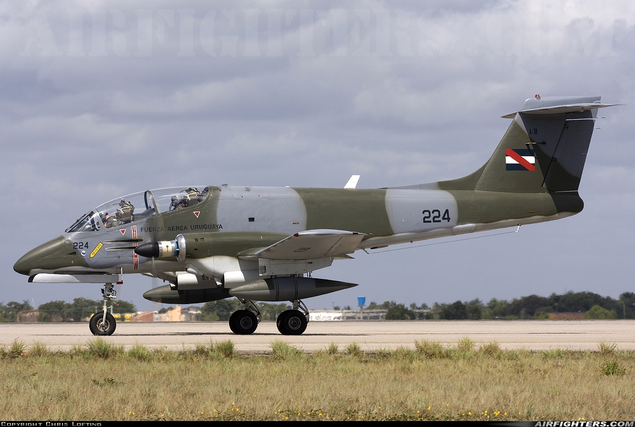 Uruguay - Air Force FMA IA-58A Pucara 224 at Natal - Augusto Severo (NAT / SBNT), Brazil