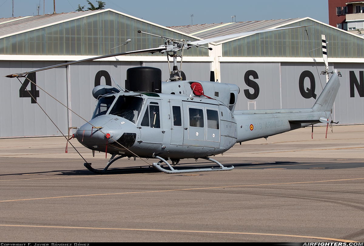 Spain - Navy Agusta-Bell AB-212ASW HA.18-14 at Madrid - Cuatro Vientos (LECU / LEVS), Spain