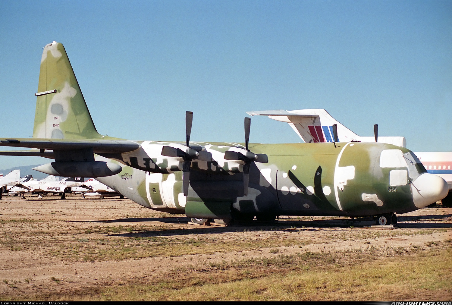 USA - Air Force Lockheed C-130A Hercules (L-182) 56-0495 at Tucson - Davis-Monthan AFB (DMA / KDMA), USA