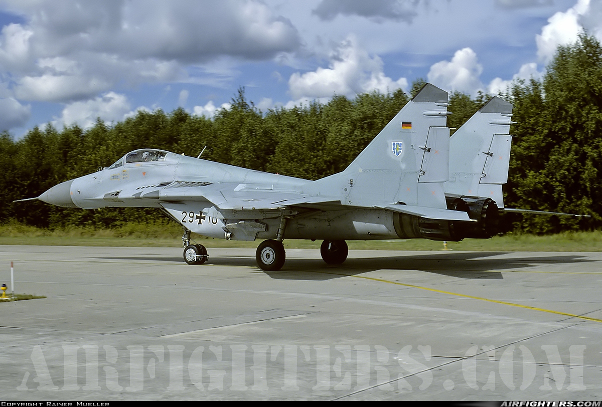 Germany - Air Force Mikoyan-Gurevich MiG-29G (9.12A) 29+10 at Rostock - Laage (RLG / ETNL), Germany