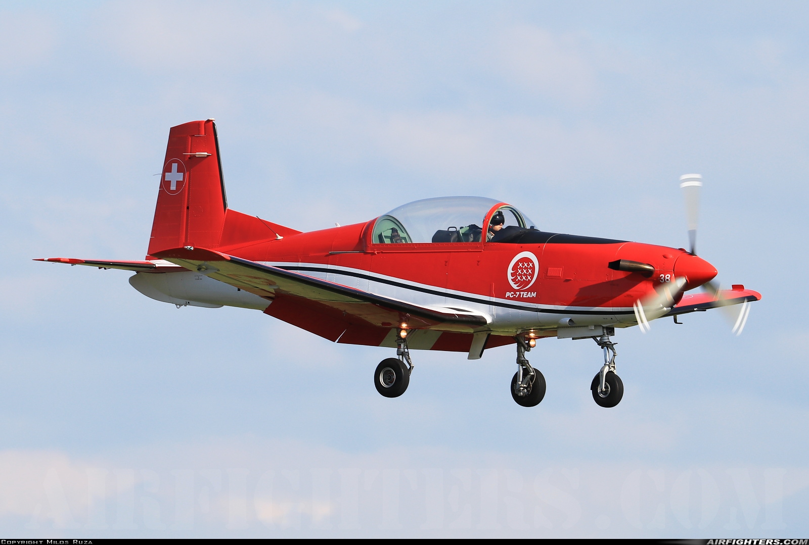 Switzerland - Air Force Pilatus NCPC-7 Turbo Trainer A-938 at Ostrava - Mosnov (OSR / LKMT), Czech Republic