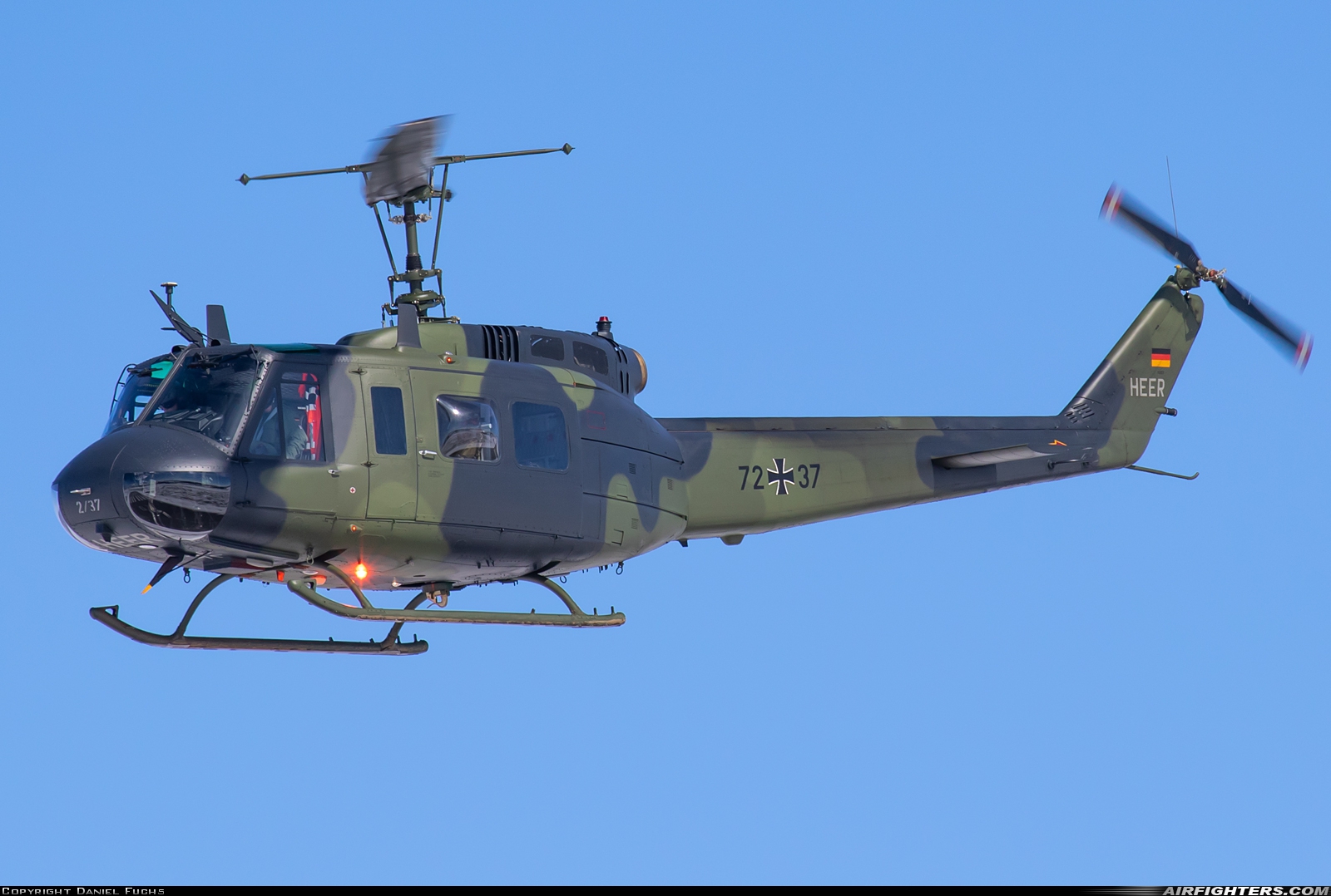 Germany - Army Bell UH-1D Iroquois (205) 72+37 at Niederstetten (ETHN), Germany