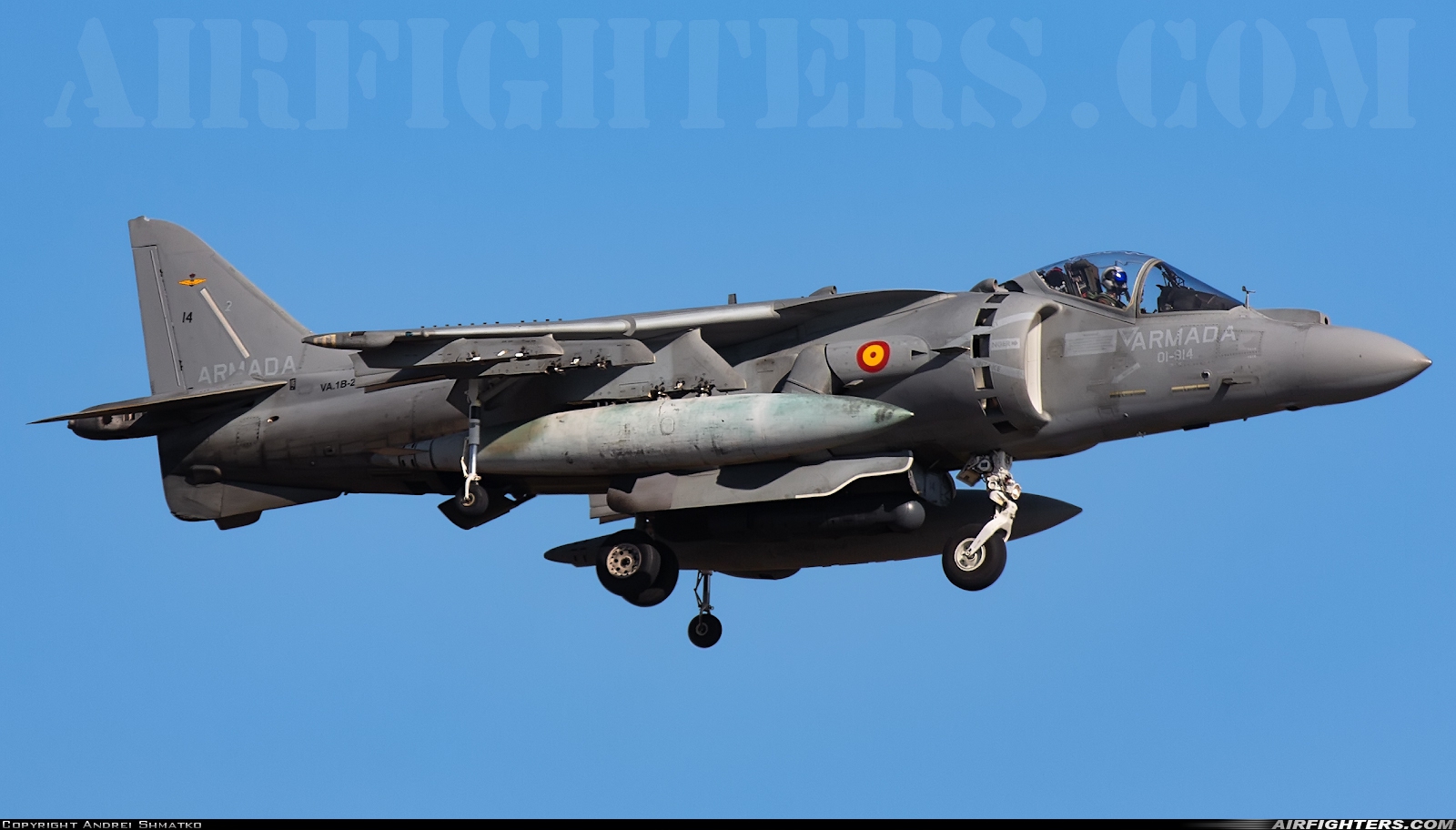 Spain - Navy McDonnell Douglas EAV-8B+ Harrier II VA.1B-24 at Rota (LERT), Spain