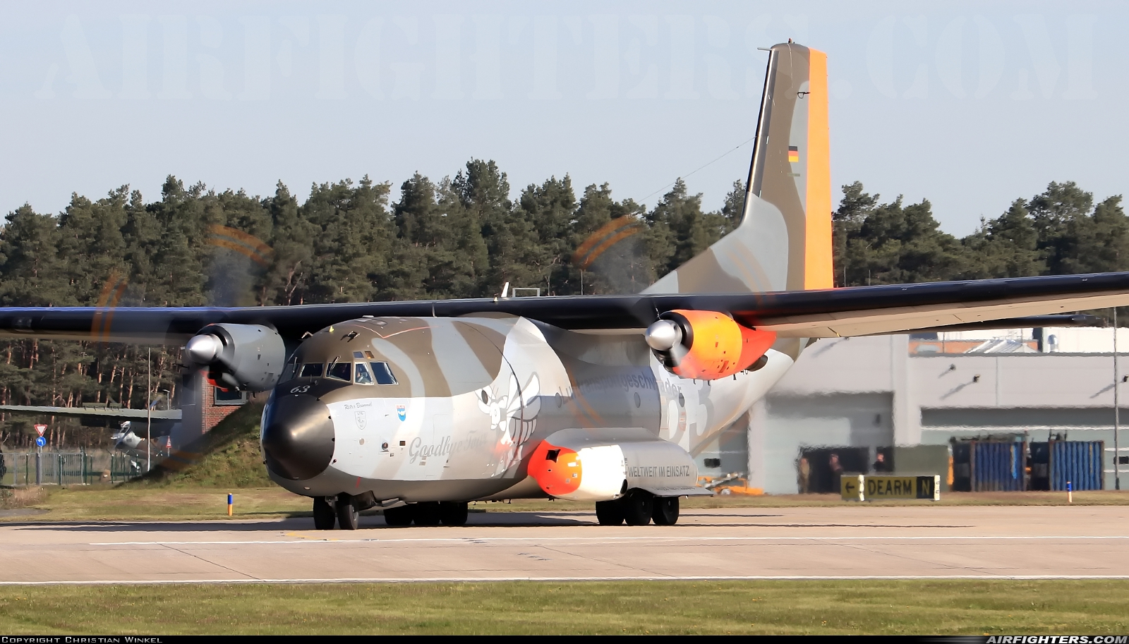 Germany - Air Force Transport Allianz C-160D 50+40 at Wunstorf (ETNW), Germany