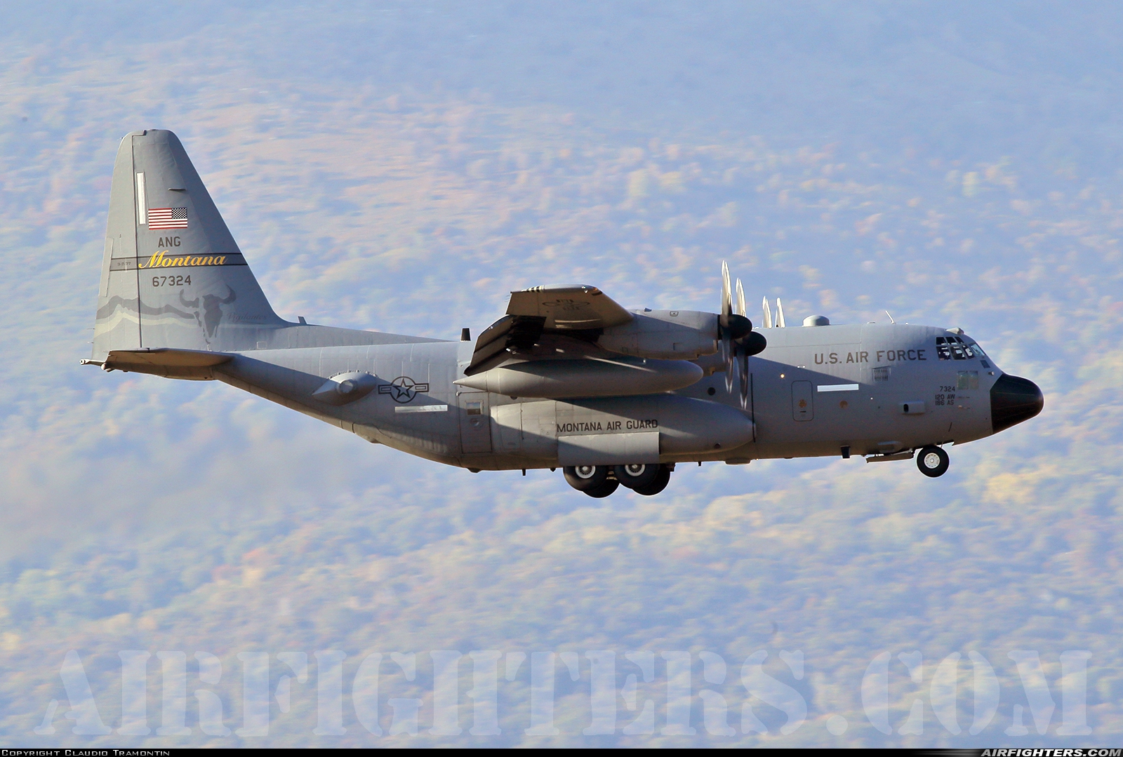 USA - Air Force Lockheed C-130H Hercules (L-382) 96-7324 at Aviano (- Pagliano e Gori) (AVB / LIPA), Italy