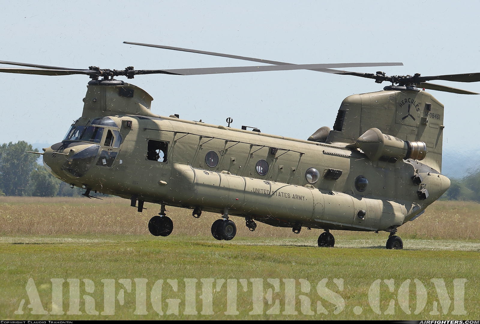 USA - Army Boeing Vertol CH-47F Chinook 14-08461 at Off-Airport - Maniago (PN), Italy