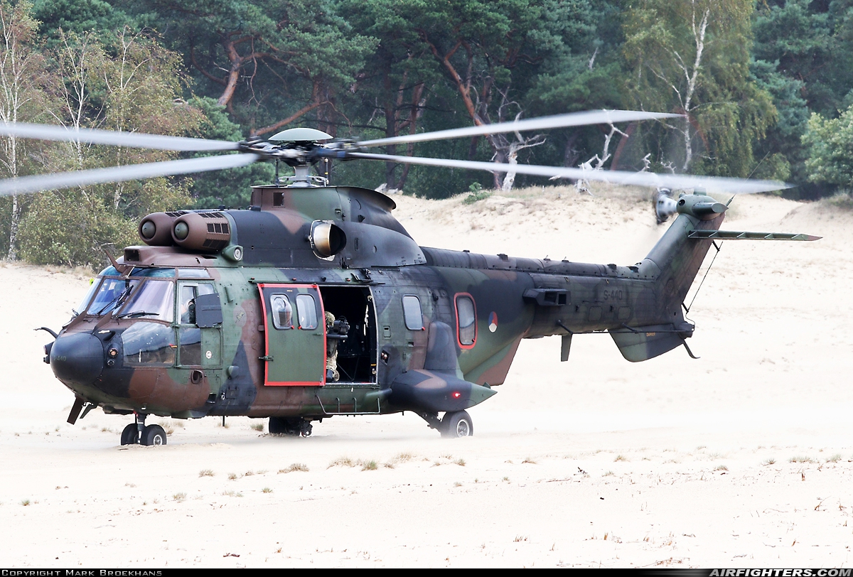 Netherlands - Air Force Aerospatiale AS-532U2 Cougar MkII S-440 at Off-Airport - Beekhuizerzand, Netherlands