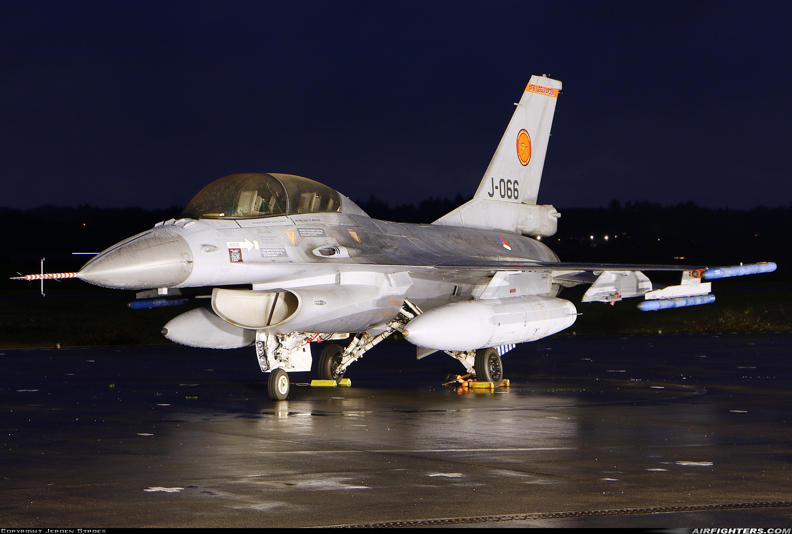 Netherlands - Air Force General Dynamics F-16BM Fighting Falcon J-066 at Utrecht - Soesterberg (UTC / EHSB), Netherlands