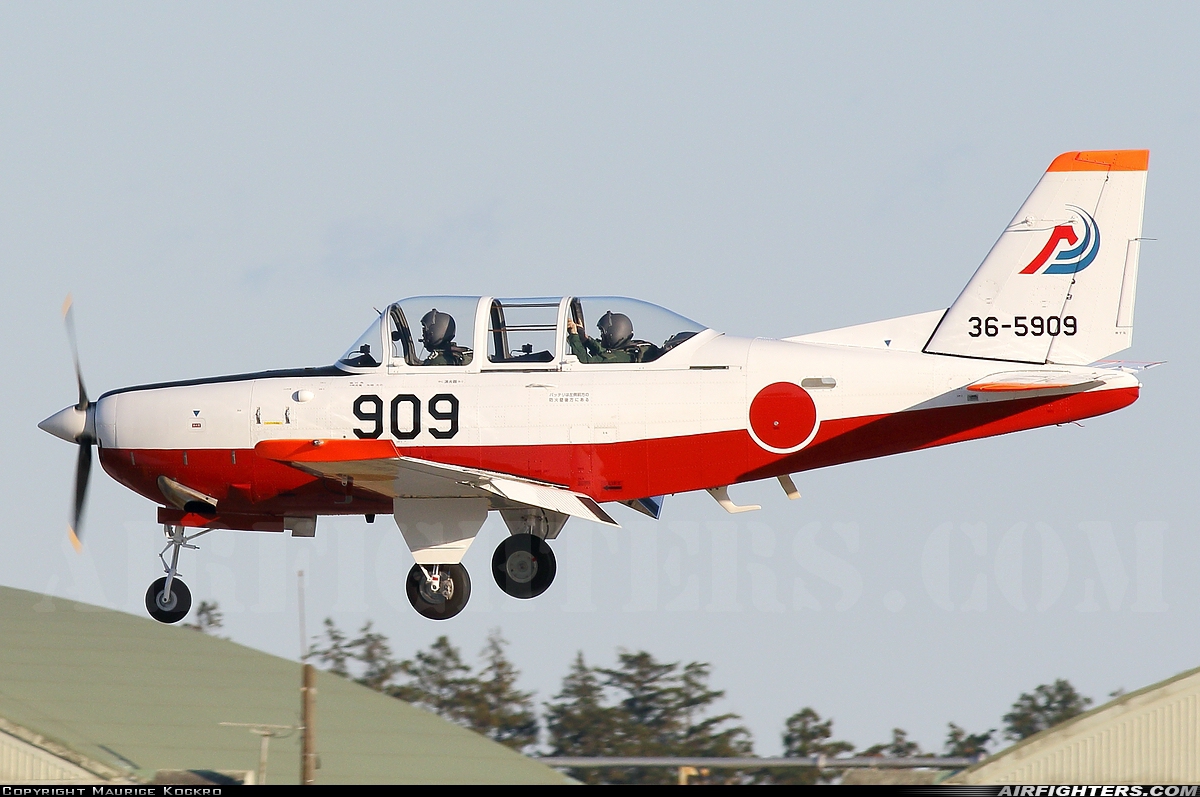 Japan - Air Force Fuji T-7 36-5909 at Hyakuri (RJAH), Japan