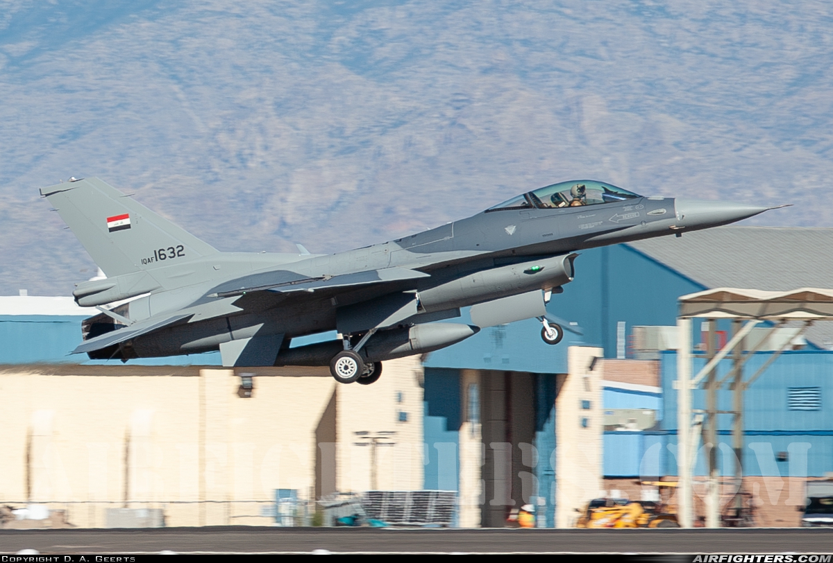 Iraq - Air Force General Dynamics F-16C Fighting Falcon 1632 at Tucson - Int. (TUS / KTUS), USA