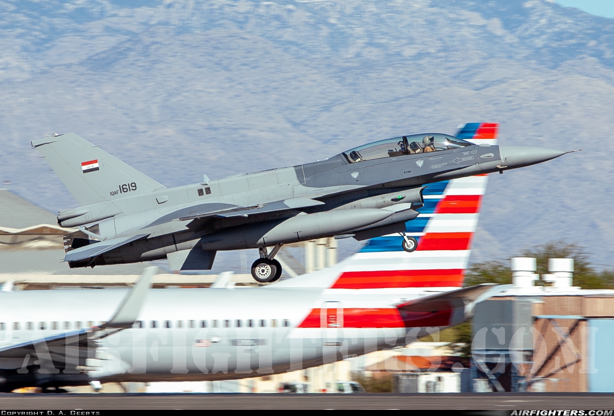 Iraq - Air Force General Dynamics F-16D Fighting Falcon 1619 at Tucson - Int. (TUS / KTUS), USA