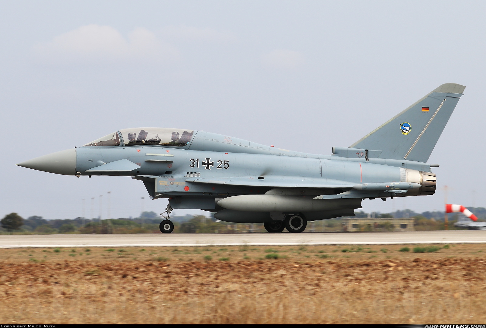 Germany - Air Force Eurofighter EF-2000 Typhoon T 31+25 at Gioia del Colle-Bari (LIBV), Italy