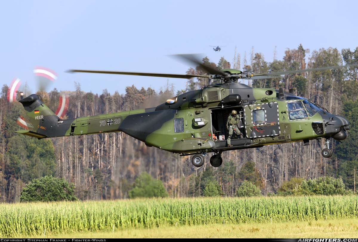 Germany - Army NHI NH-90TTH 78+28 at Off-Airport - Schöna, Germany
