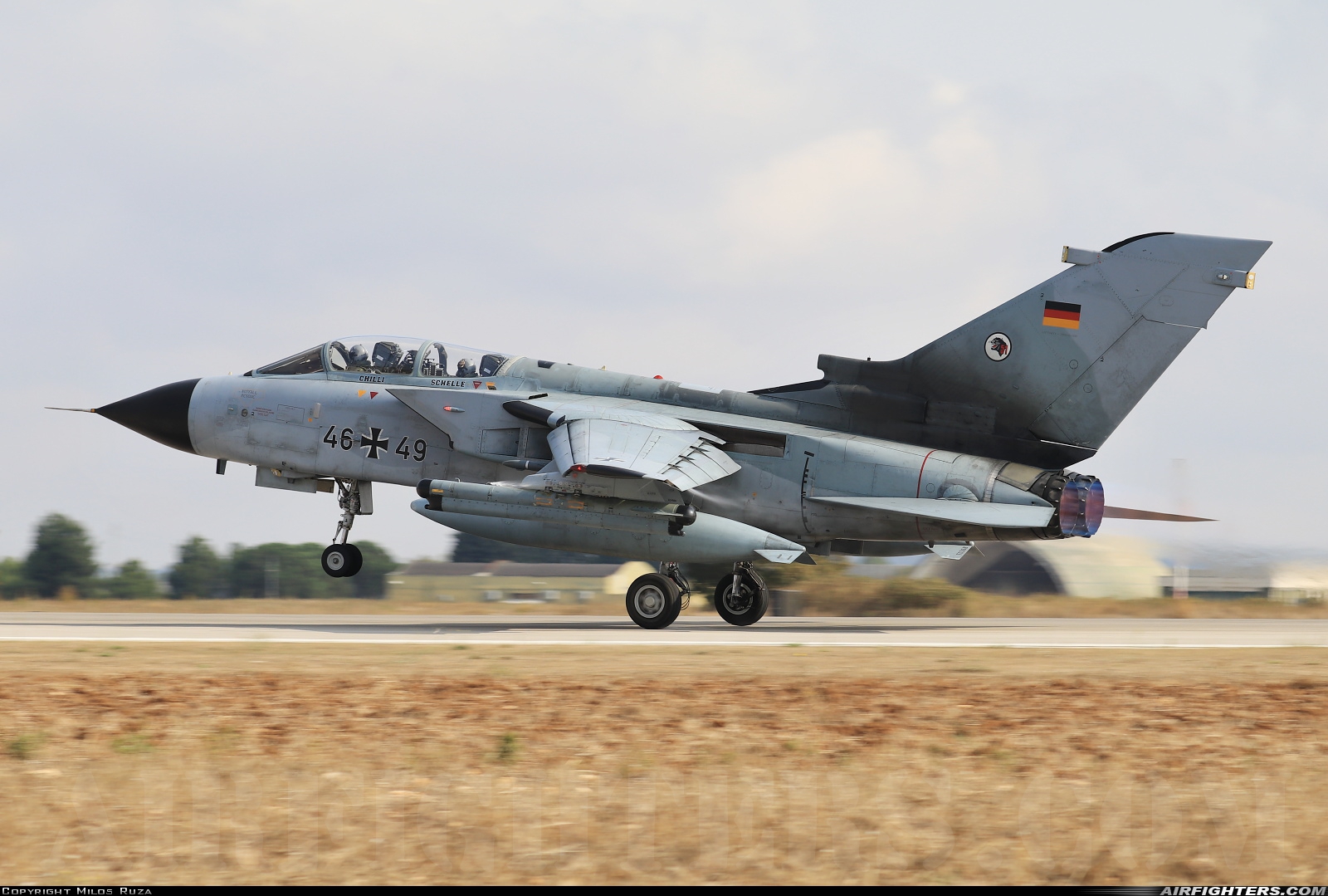 Germany - Air Force Panavia Tornado ECR 46+49 at Gioia del Colle-Bari (LIBV), Italy