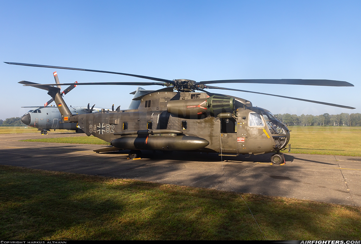 Germany - Air Force Sikorsky CH-53GS (S-65) 84+52 at Kleine Brogel (EBBL), Belgium