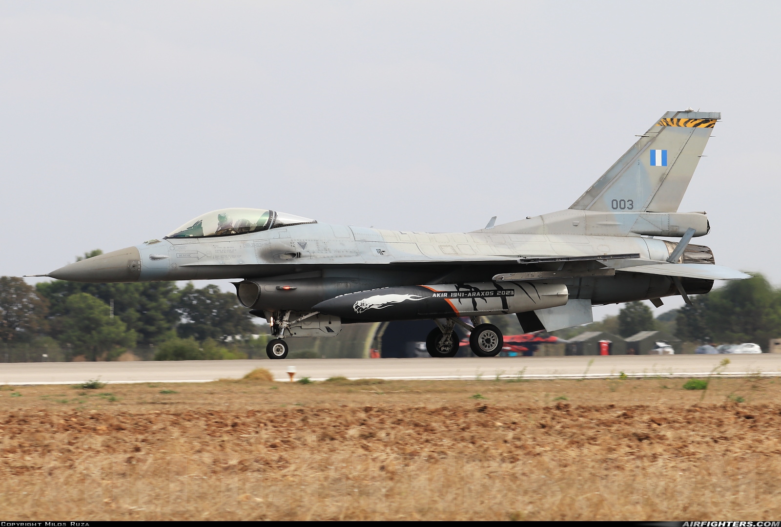 Greece - Air Force General Dynamics F-16C Fighting Falcon 003 at Gioia del Colle-Bari (LIBV), Italy