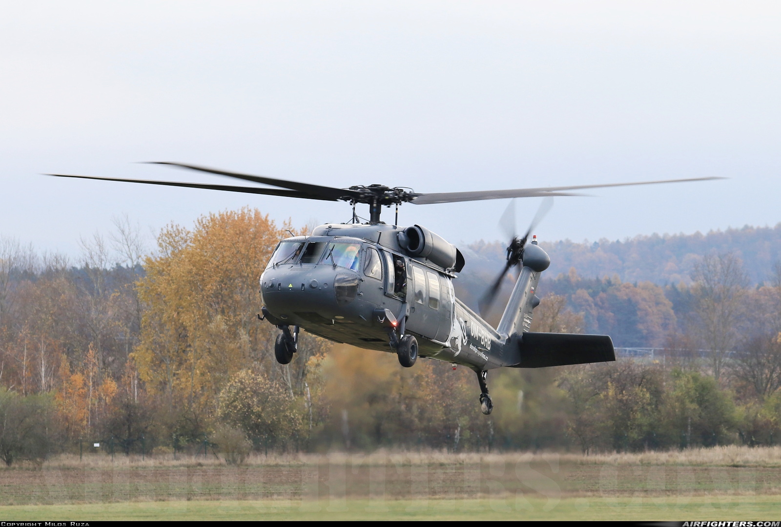 Company Owned - Slovak Training Academy Sikorsky UH-60M Black Hawk (S-70A) OM-BHB at Hradec Kralove (LKHK), Czech Republic