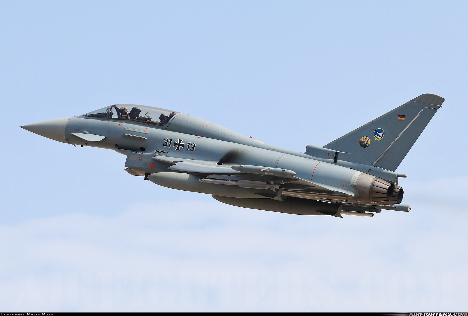 Germany - Air Force Eurofighter EF-2000 Typhoon T 31+13 at Gioia del Colle-Bari (LIBV), Italy