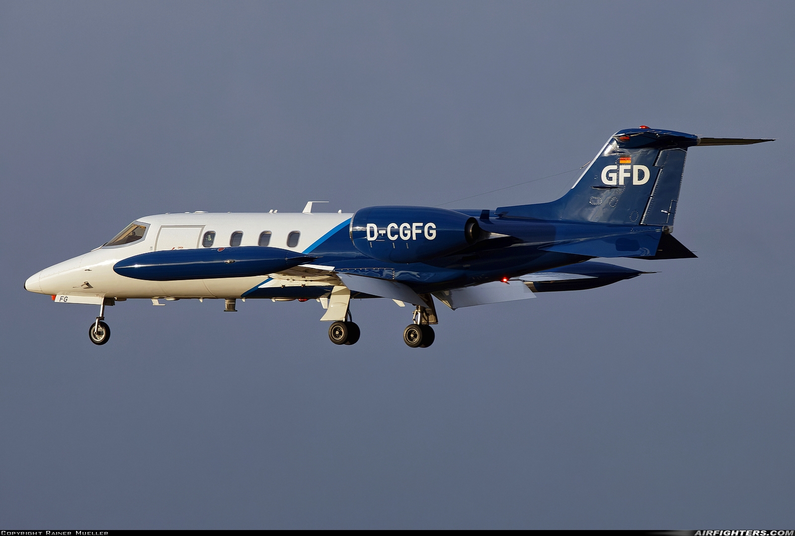 Company Owned - GFD Learjet 35A D-CGFG at Wunstorf (ETNW), Germany