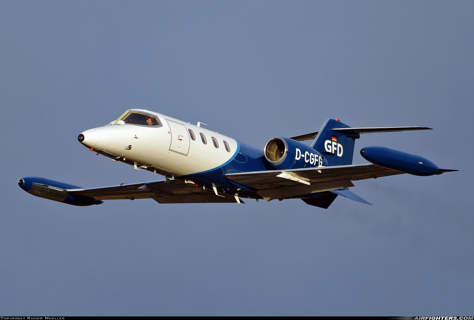 Company Owned - GFD Learjet 35A D-CGFG at Wunstorf (ETNW), Germany