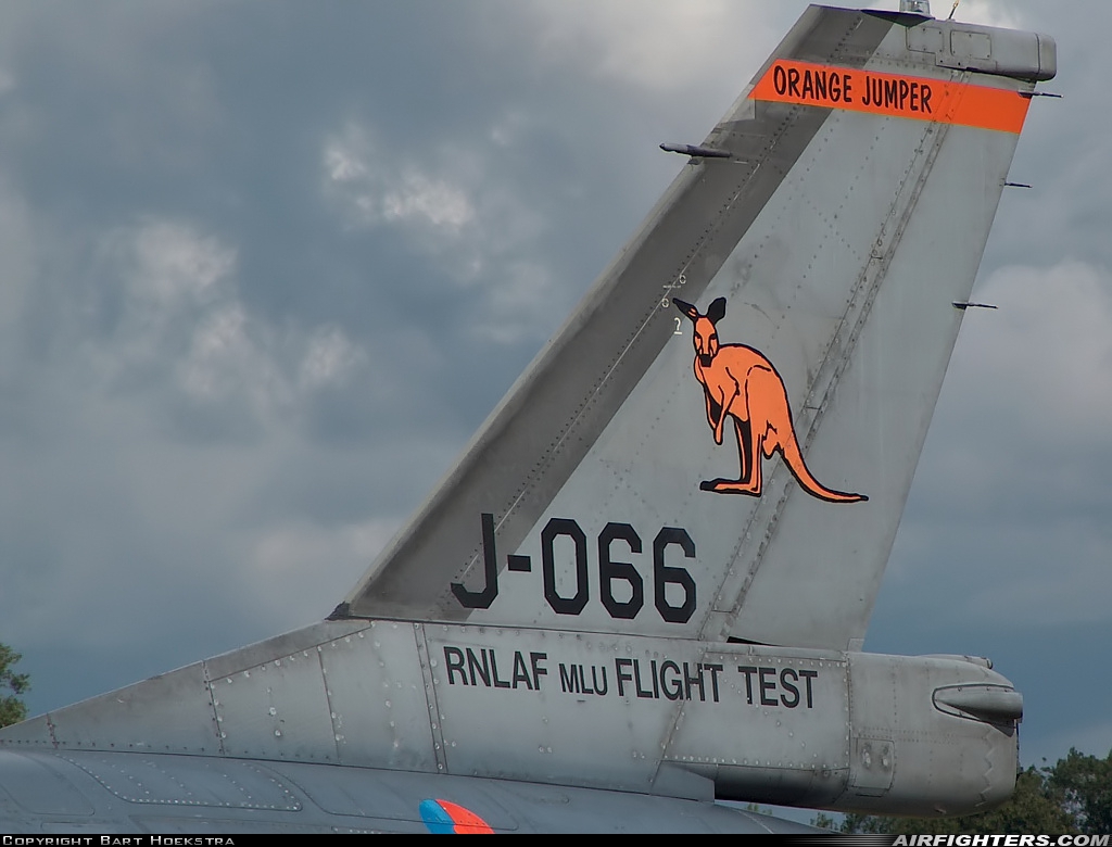 Netherlands - Air Force General Dynamics F-16BM Fighting Falcon J-066 at Uden - Volkel (UDE / EHVK), Netherlands