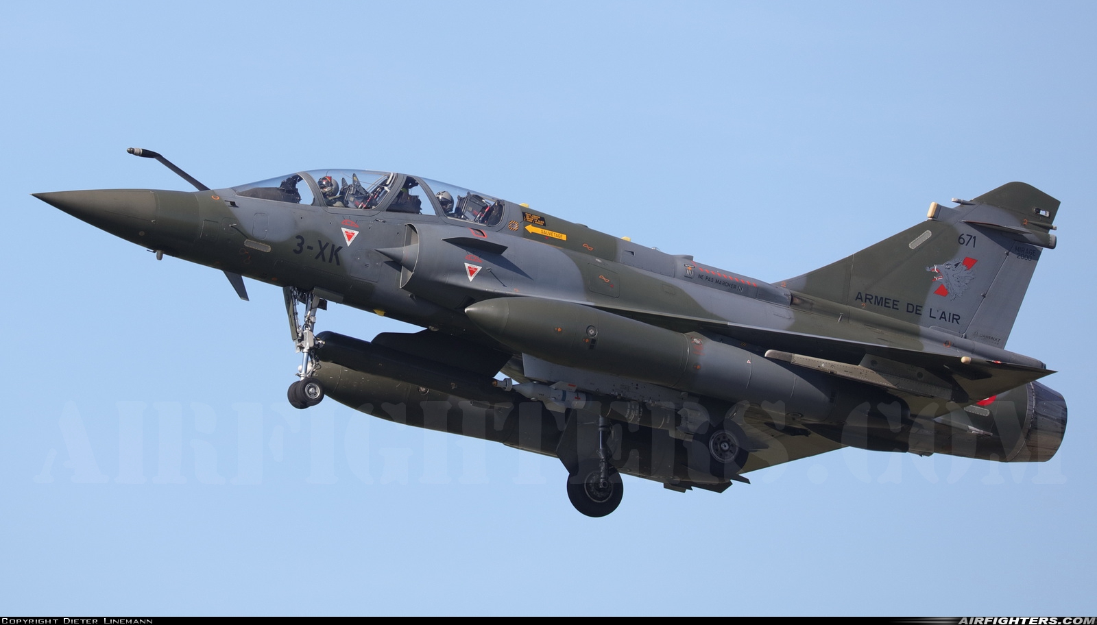 France - Air Force Dassault Mirage 2000D 671 at Leeuwarden (LWR / EHLW), Netherlands