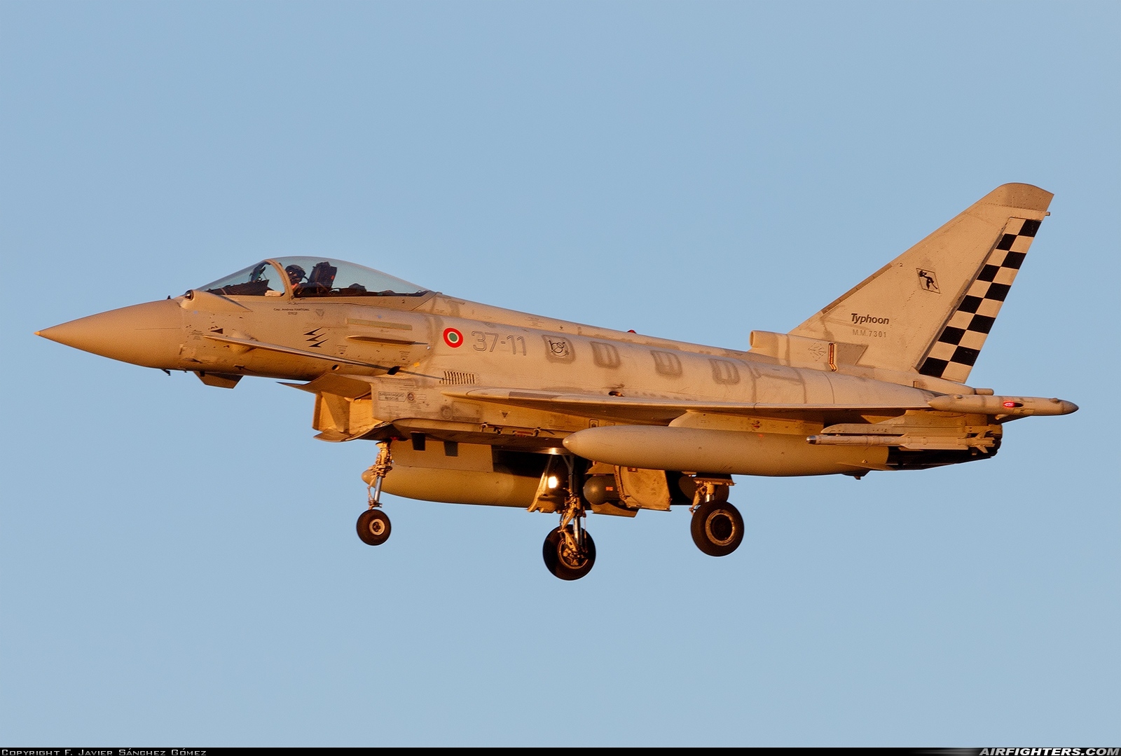 Italy - Air Force Eurofighter F-2000A Typhoon (EF-2000S) MM7301 at Albacete (- Los Llanos) (LEAB), Spain