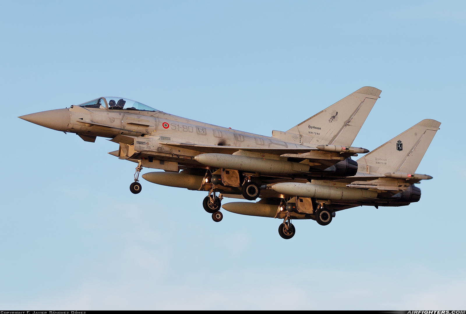 Italy - Air Force Eurofighter F-2000A Typhoon (EF-2000S) MM7290 at Albacete (- Los Llanos) (LEAB), Spain
