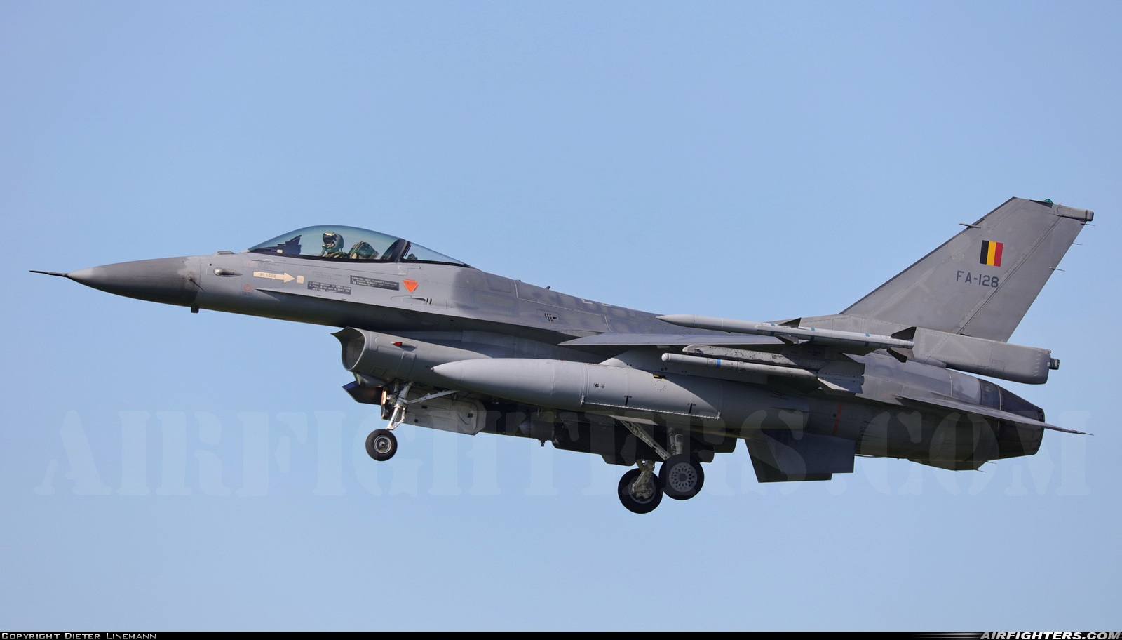 Belgium - Air Force General Dynamics F-16AM Fighting Falcon FA-128 at Leeuwarden (LWR / EHLW), Netherlands