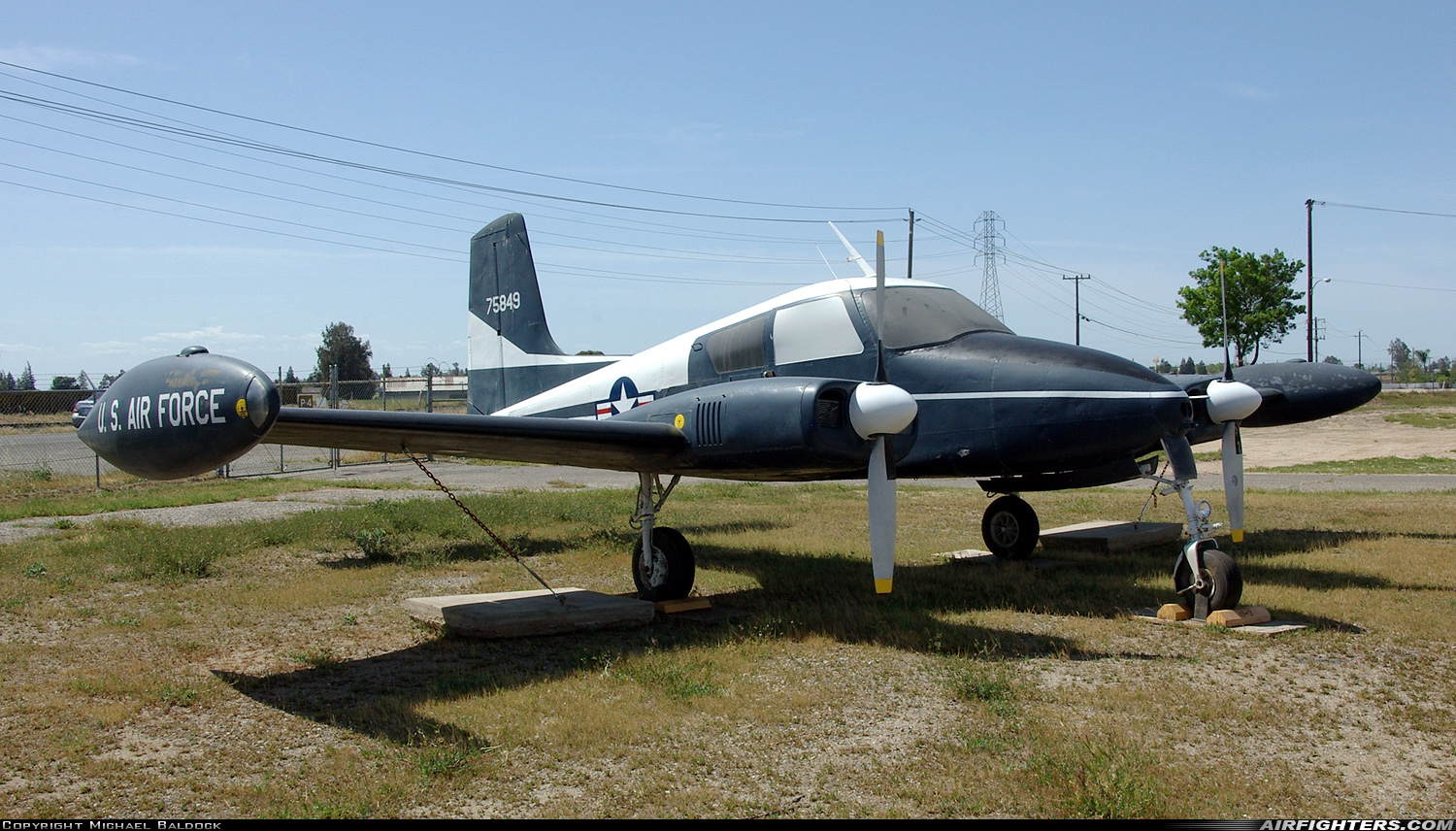 USA - Army Air Force Cessna U-3A (L-27A) 57-5849 at Atwater (Merced) - Castle (AFB) (MER / KMER), USA
