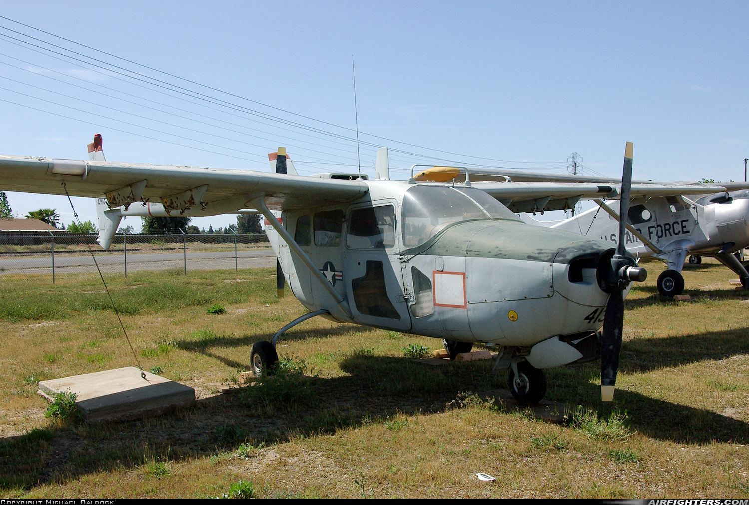 USA - Air Force Cessna O-2A Skymaster 67-21413 at Atwater (Merced) - Castle (AFB) (MER / KMER), USA