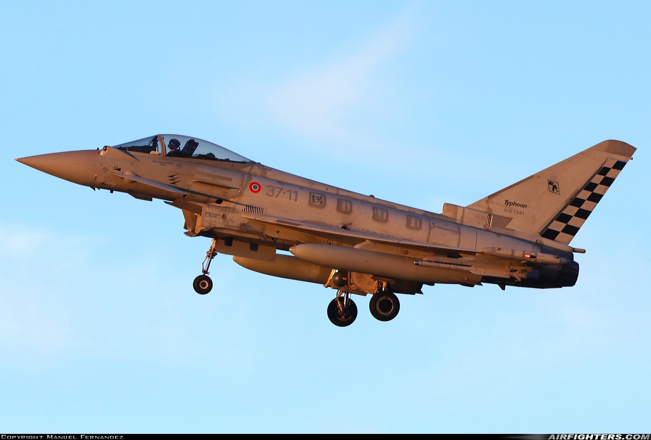 Italy - Air Force Eurofighter F-2000A Typhoon (EF-2000S) MM7301 at Albacete (- Los Llanos) (LEAB), Spain