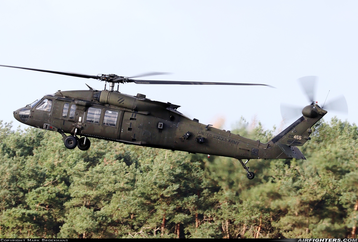 USA - Army Sikorsky UH-60M Black Hawk (S-70A) 12-20455 at Eindhoven (- Welschap) (EIN / EHEH), Netherlands