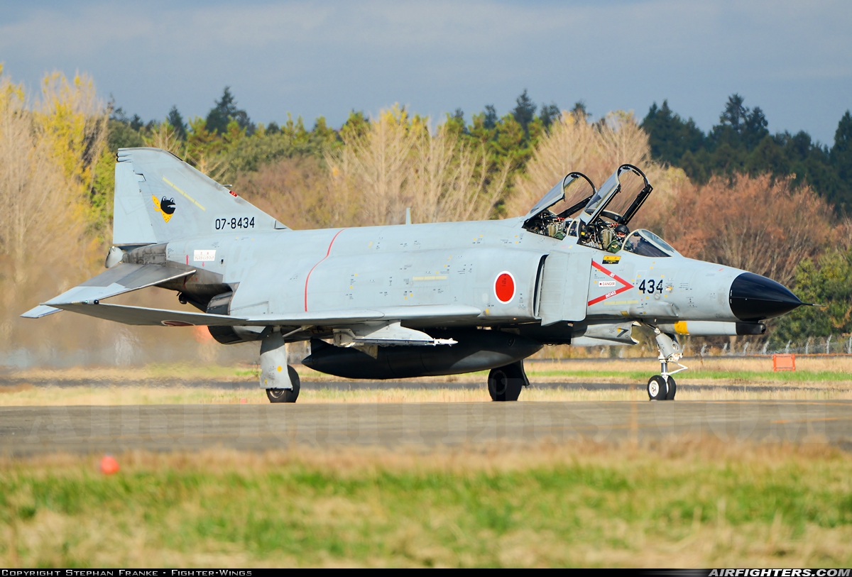 Japan - Air Force McDonnell Douglas F-4EJ-KAI Phantom II 07-8434 at Hyakuri (RJAH), Japan