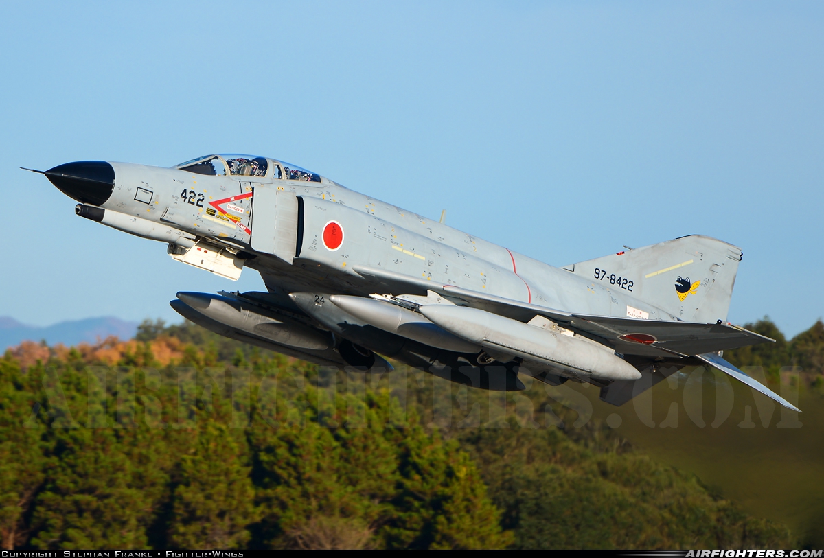 Japan - Air Force McDonnell Douglas F-4EJ-KAI Phantom II 97-8422 at Hyakuri (RJAH), Japan