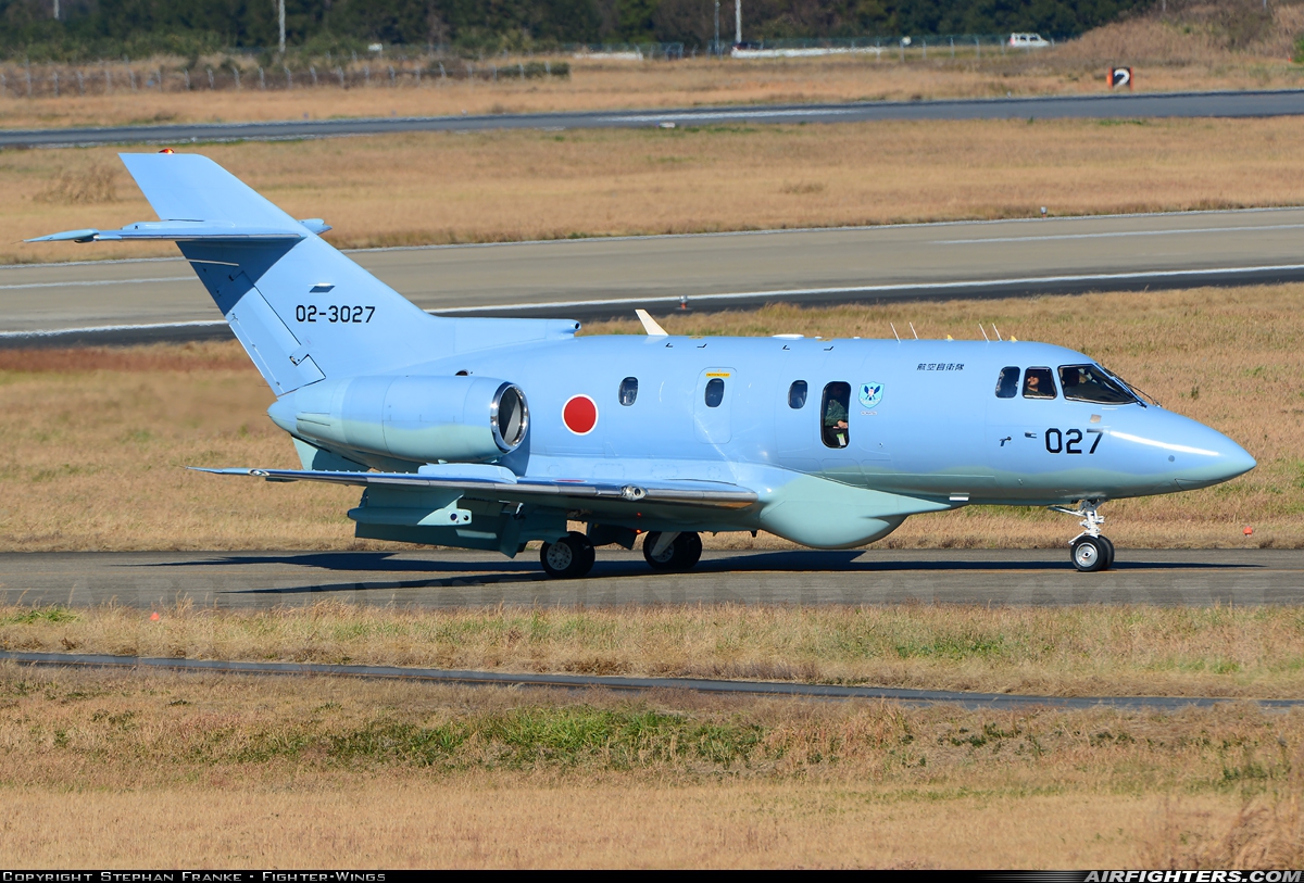 Japan - Air Force Hawker Siddeley U-125A (HS-125-800) 02-3027 at Hyakuri (RJAH), Japan