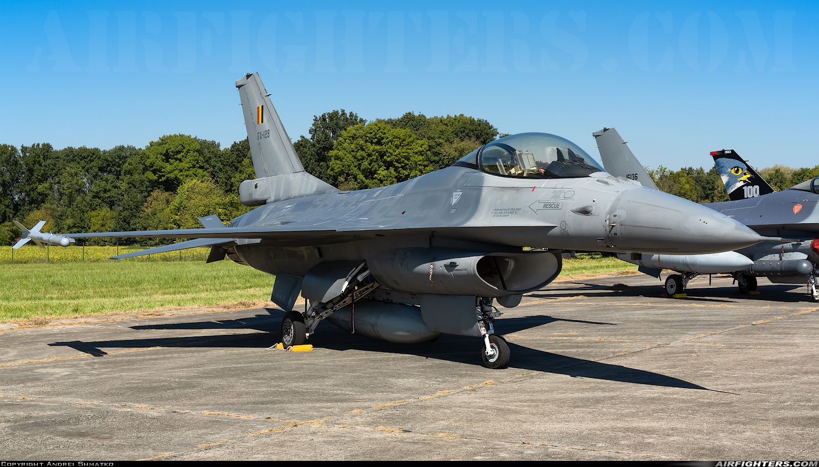 Belgium - Air Force General Dynamics F-16AM Fighting Falcon FA-129 at Ostrava - Mosnov (OSR / LKMT), Czech Republic