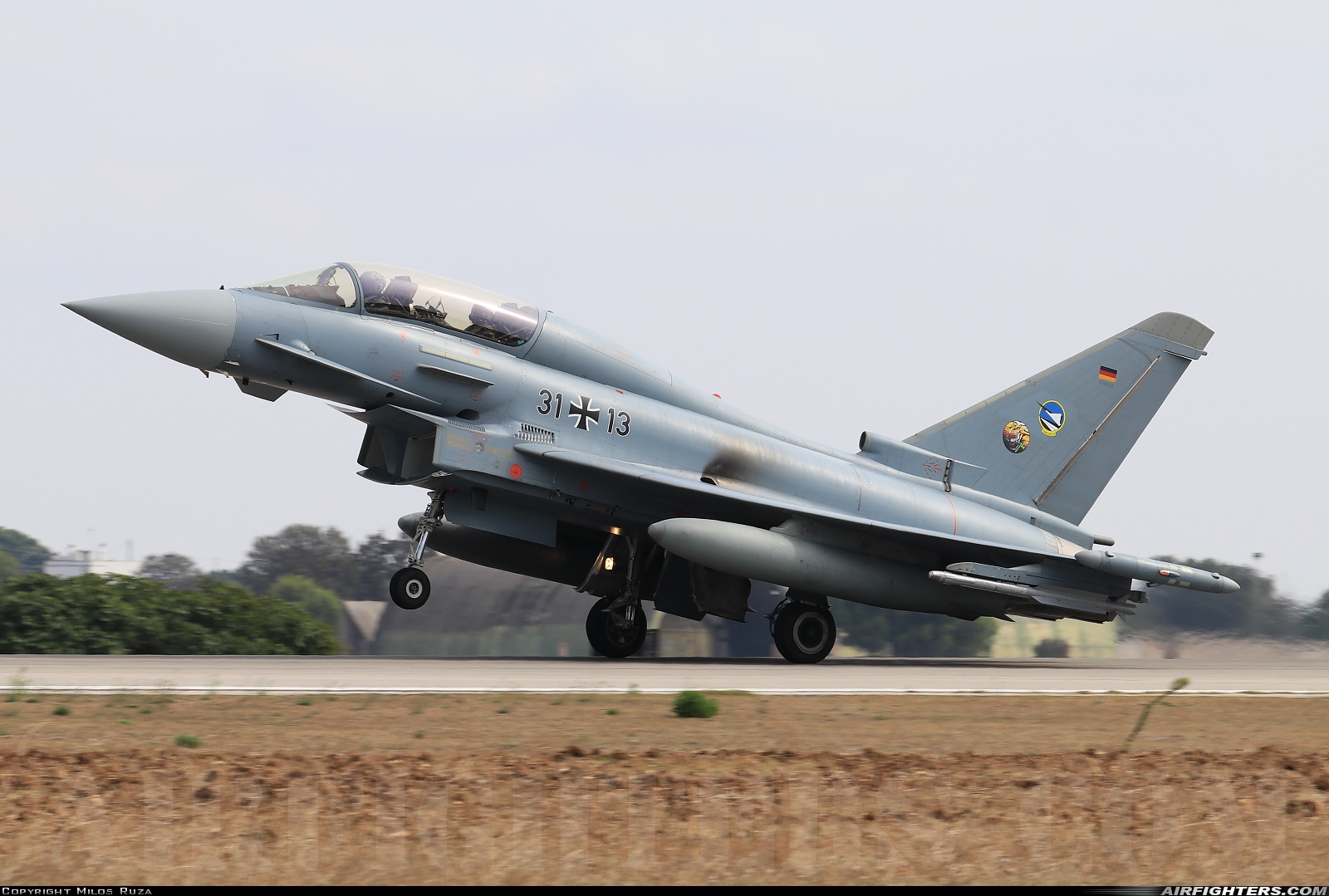 Germany - Air Force Eurofighter EF-2000 Typhoon T 31+13 at Gioia del Colle-Bari (LIBV), Italy