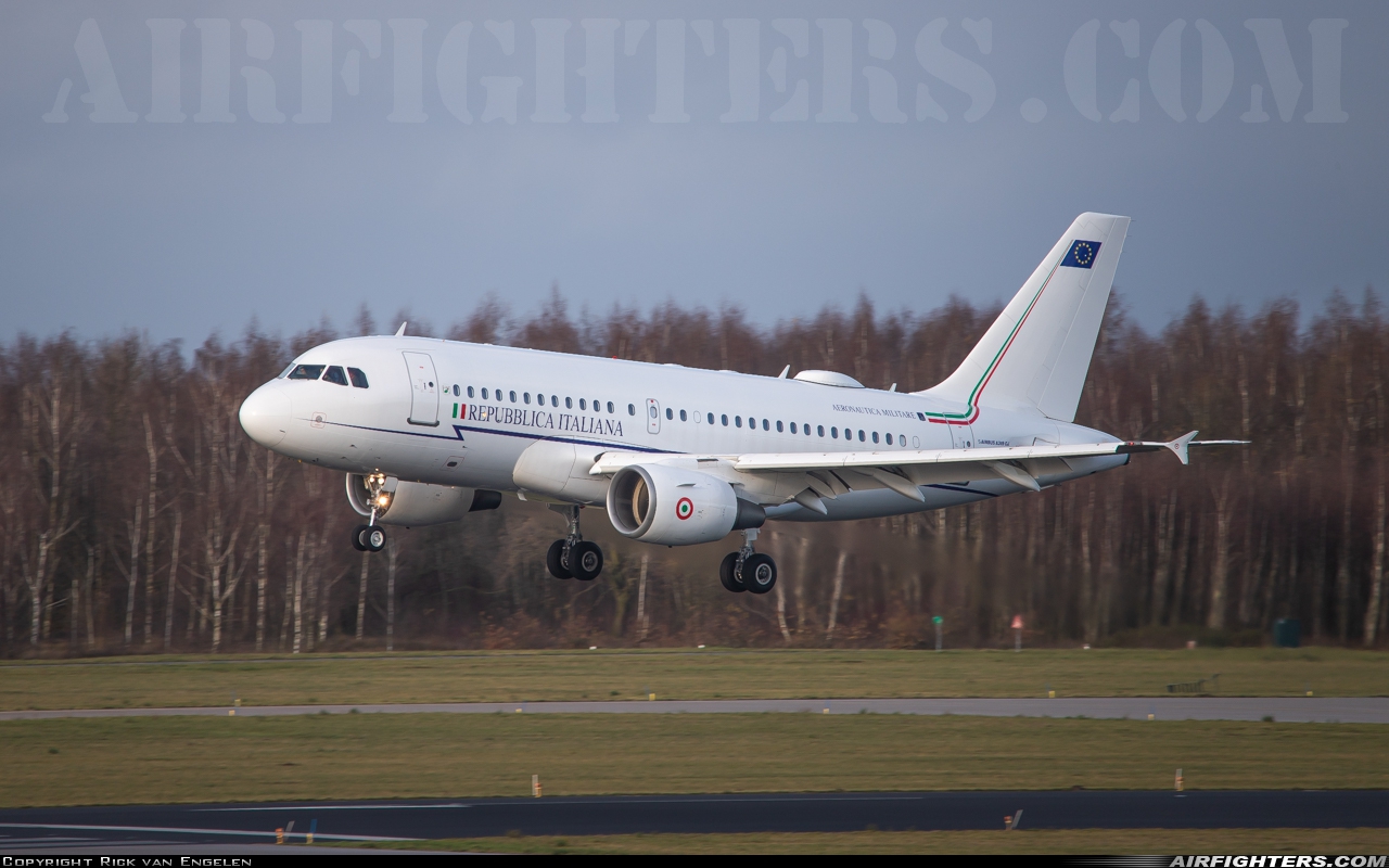 Italy - Air Force Airbus A319-115 CJ MM62174 at Eindhoven (- Welschap) (EIN / EHEH), Netherlands