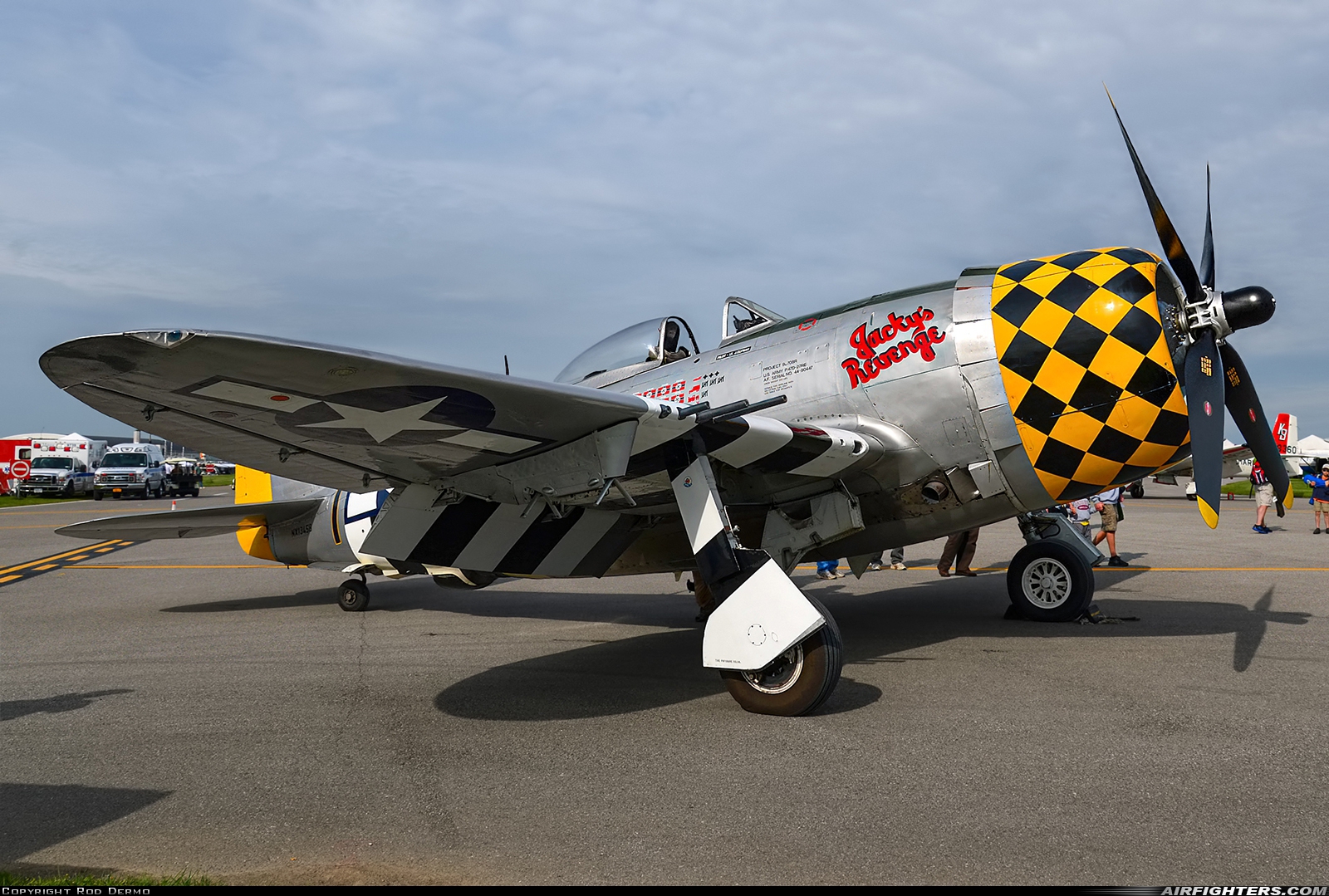 Private Republic P-47D Thunderbolt NX1345B at Rochester - Greater Rochester Int. (Monroe County) (ROC / KROC), USA